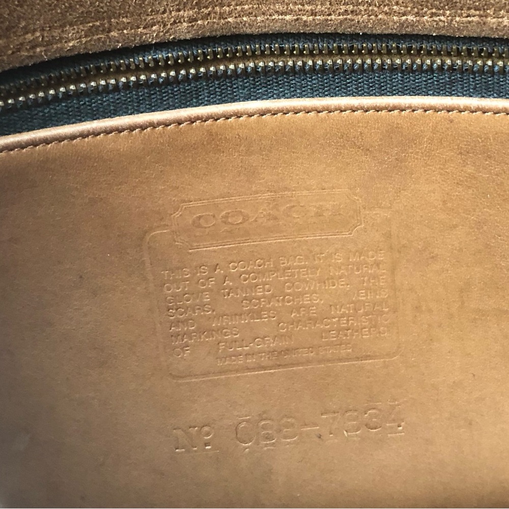 Rare Heritage Coach Vintage "City Bag" Cross Body Leather Bag - Picture 12 of 12